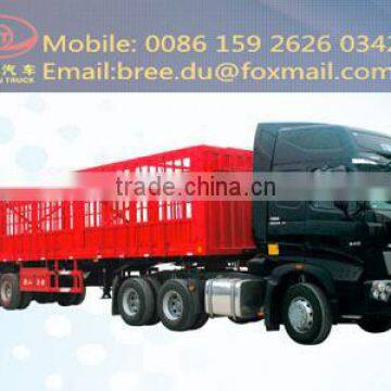 hot sale 60 ton tri-axles Chinese manufacturer light semi-trailer