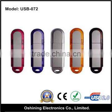 Bulk Cheap Mass Production Plastic USB Flash Drive ( USB-072 )