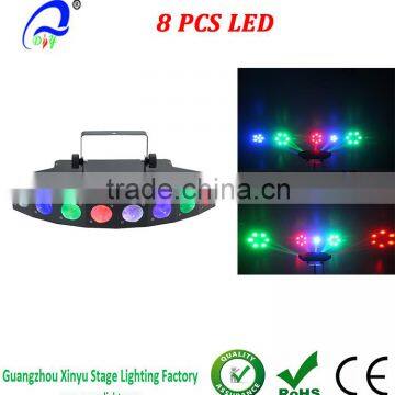 8X3W LED effect Light Beam Light Dj Disco Club Party Wedding Stage Effect Lighting