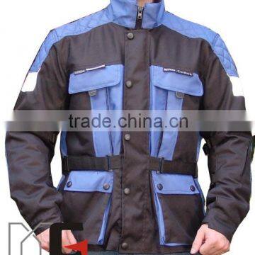 Motorcycle Riding Cordura Jacket With Pandings WaterProof