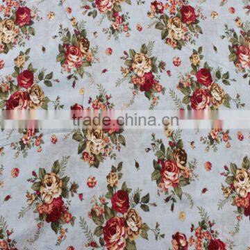 garment clothing fabrics of 100% poplin cotton printing fabrics for women cloth