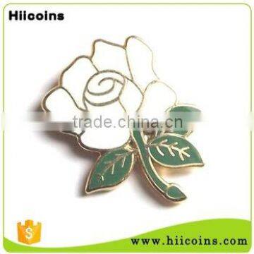 China Wholesale Cheap Soft Enamel Flowers Custom Metal Pin Badges