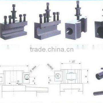 Quick-change toolpost and holders