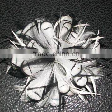 Fashion feather flower trimming