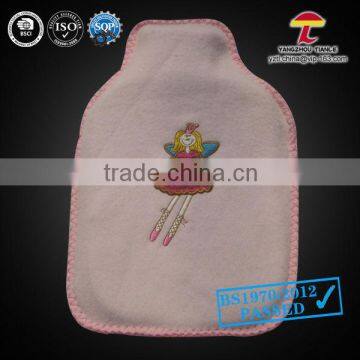 hot water bottle with AZO cover angel