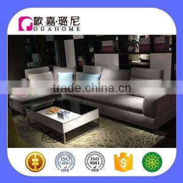 S1310 latest corner sofa design fabric furniture living room sofa