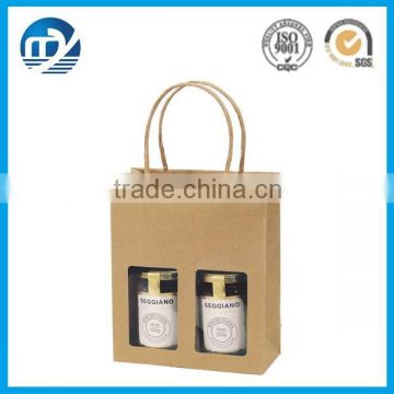 Cheap brown kraft paper bags with window