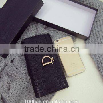 Handbags 2016 New Fashion Trend of the D Word Generous Leather Clutch Wallet Long Section of Zero Miss Qian Bao Wallet photo-4