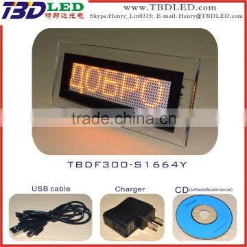 LED Desk Message Board/led Crystal Box Message Sign/led Running Message Sign photo-6