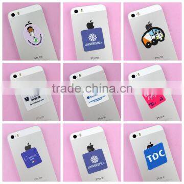 Promotion 2016 fashion customized microfiber cellphone cleaning sticker