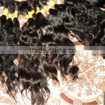 Grade 8A Hair Extensions Natural Hair Line Bulk Hair 10inch