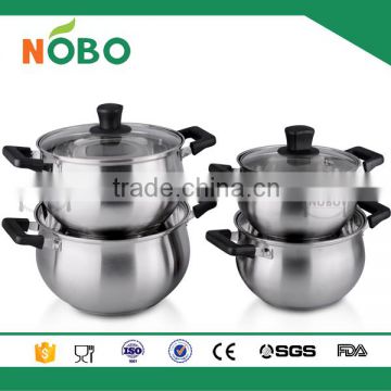 NOBO New Arrival Stainless Steel Stock Pot With Capsule Bottom