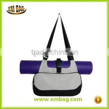 Eco-Friendly stylish yoga bag logo printed Wear resistant high quality canvas yoga mat bag to carry the essentials