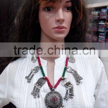 Bohemian Afghani Tribal Jewellery Necklaces boho fashion jewellery