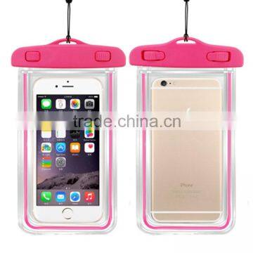 Night Light PVC Waterproof Bag for Phone