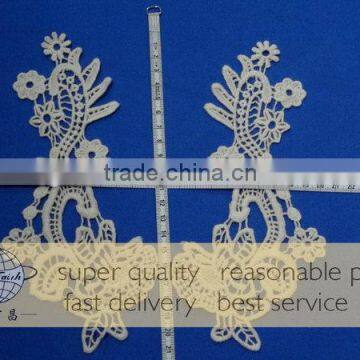 Super quality new products flower design lace fabric for curtains