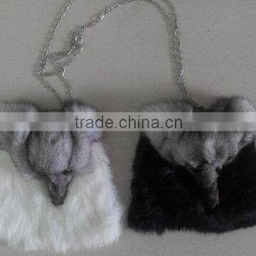 Brand designer handbags,Fox fur bags