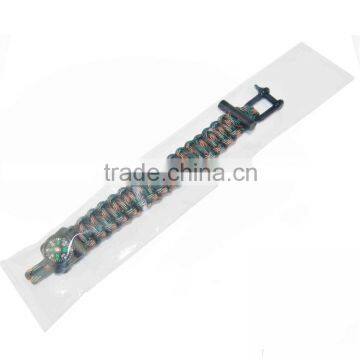 Survival Kit 550 Paracord Bracelet Flint Rod With Compass photo-5