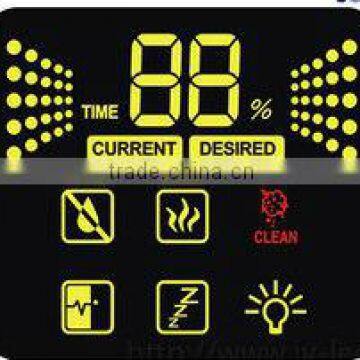 7 segment led digital display with yellow color two digits color display