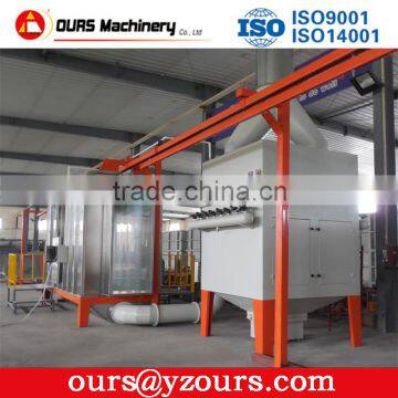 Powder coating booth for MS Sheet