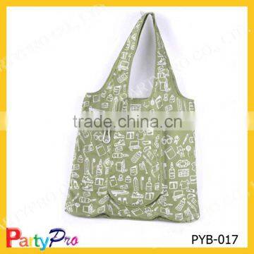 Folding 190T-210T Polyester promotional shopping bag