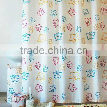 Hot Sales Printed 10PC Coordinate Bathroom Accessory Set/shower curtain/bath mats set/ceramic bath accessories set