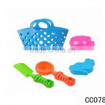 Top quality unique plastic beach buckets and spades toy