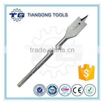 TG High Carbon Steel Sharp Cutting Edges Flat Wood Drill Bit