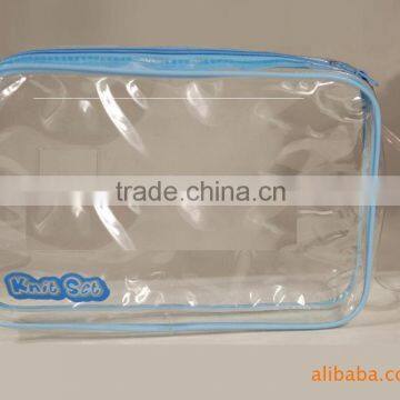 small clear plastic pvc make up bag