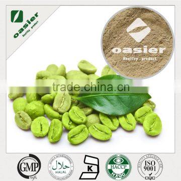 GMP hot sale100% natural natural green coffee bean extract