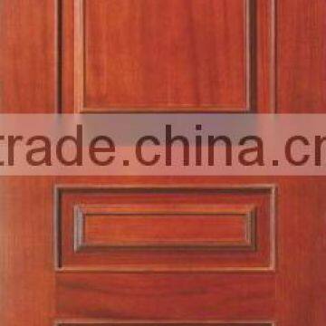 Luxury Solid Wood Room Doors Design With Raised Moulding DJ-S325