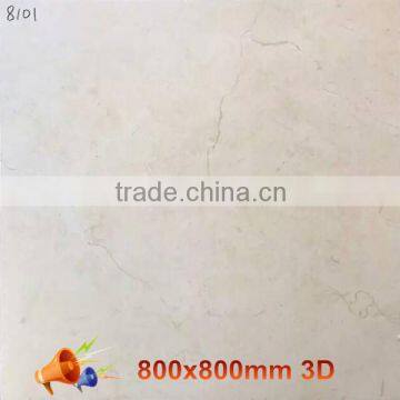 Fujian Ruicheng white glazed interior flooring tile from china factory 800x800mm