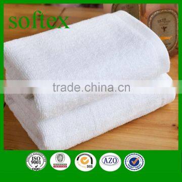 120g 100% cotton good absorbent white hotel face towel hotel pool towels