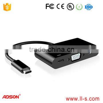 Display Port Connector Adapter Micro Usb Type-C To Displayport Female Component Cable