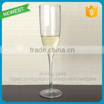 Hot fashion lead free crystal mouth blowing Champagne glass