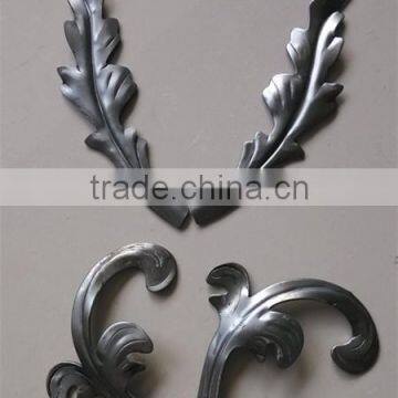 decorative wrought iron stamping leaves