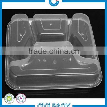 Wholesale 4-compartment Bento Lunch Box,Disposable Safe Kitchen Product Plastic Food Container photo-5