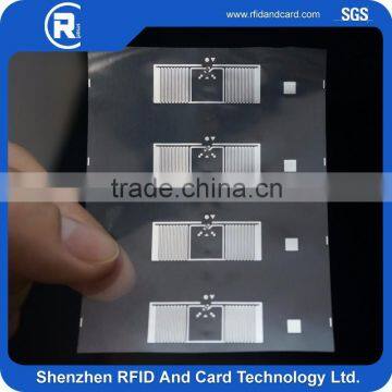 UHF RFID 9620 Aln dry inlay and wet inlay RFID UHF label