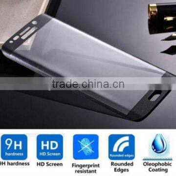 3D Curver Anti-shock Tempered Glass Screen Protector, Anti-fingerprint Full Cover Edge to Edge Glass Film for Samsung s6 Edge photo-2