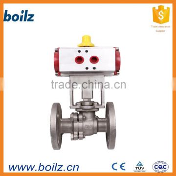 double ferrule compression ball valve direct way sanitary ball valve