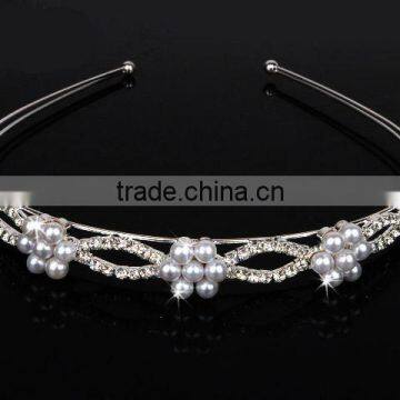 fashion crystal rhinestones bride wedding crown tiara