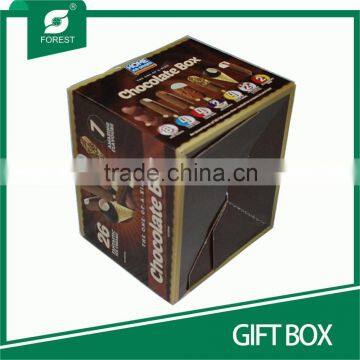 PRINTED CARDBOARD GIFT BOX PACKING CHOCOLATED