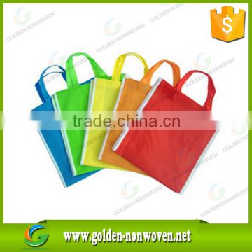 Handled Style Custom Nonwoven Shopping Bag/Disposable Non woven Cloth Bag/pp non-woven grocery bags