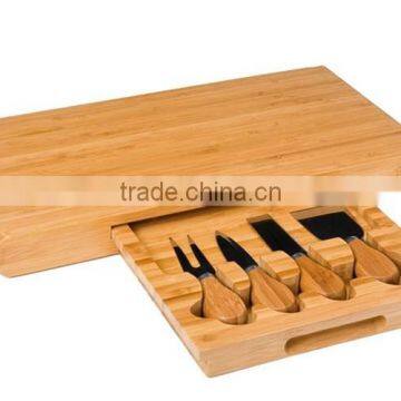 New design fashion drawer shape cheese tool set