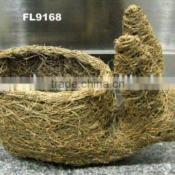 rattan animal basket,animal planter,rattan animal,garden decoration,rattan basket,wicker basket,rattan decoration,rattan craft