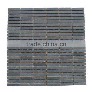 Blue Andesite Mosaic Tile 50x10MM Strips