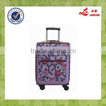 Carry On Built-in Trolley Luggage Convenient Shopping Trolley Bag