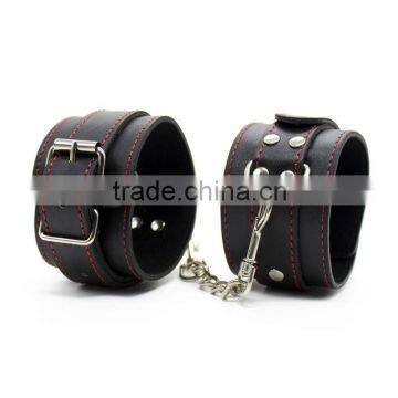 PU Sex leather bondage hand cuff