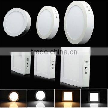 2016 New Products High Lumen 6W 12W 18W 24W Round Ceiling Mounted Panel Light photo-4