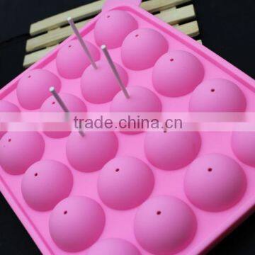 Flexible Hot Selling Food Grade silicone lollipop moulds